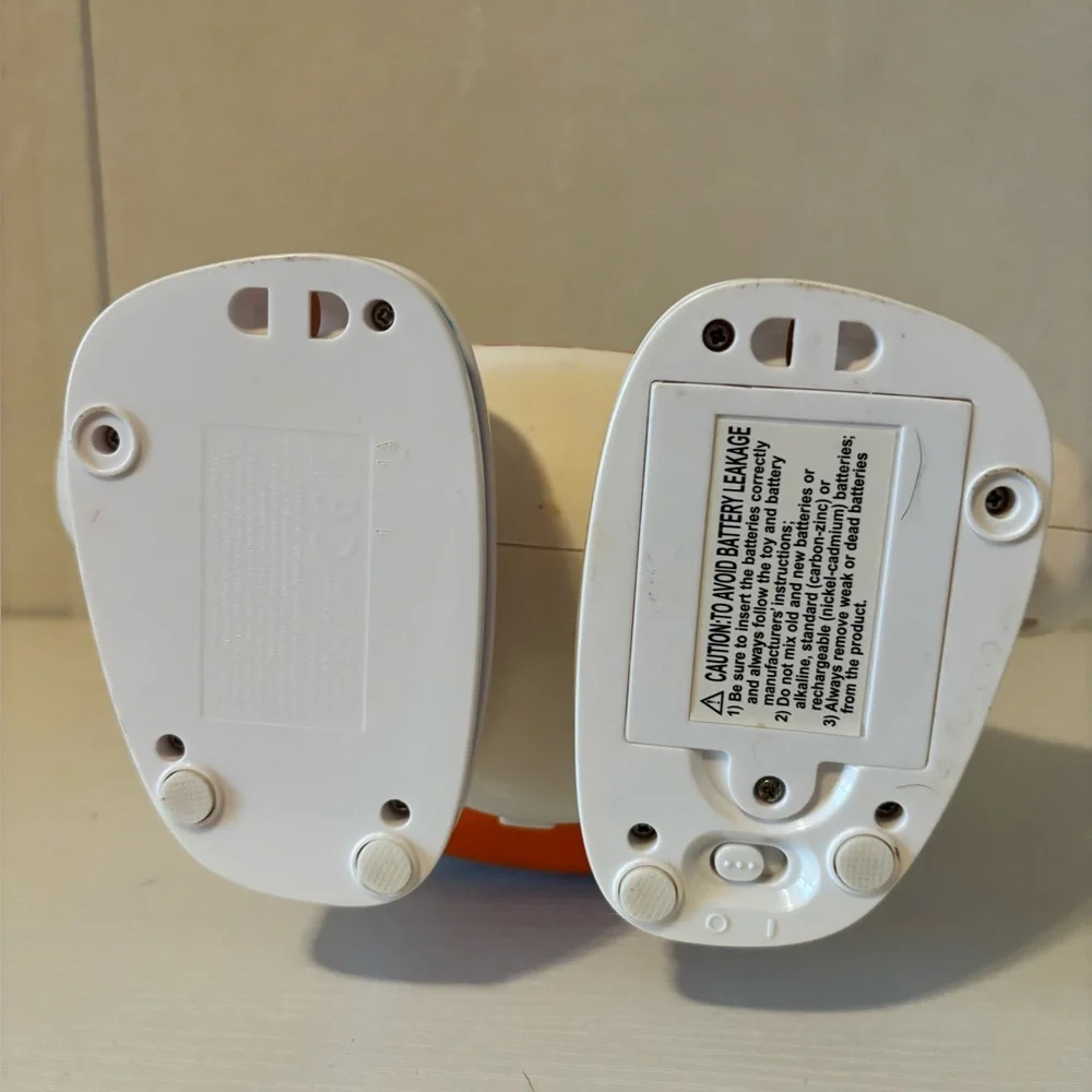 Interactive Alphie  Robot Toy - White and Orange